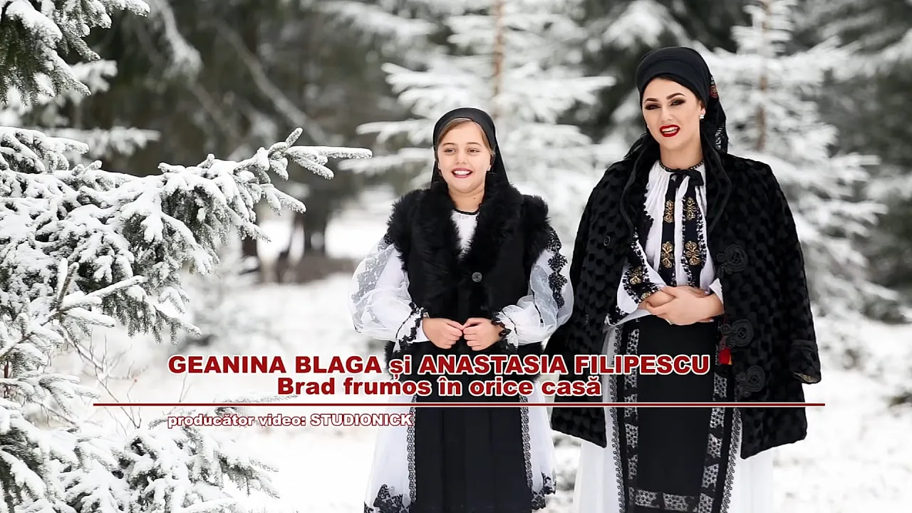 Geanina Blaga si Anastasia Filipescu - Brad frumos in orice casa (Colinde 2018)