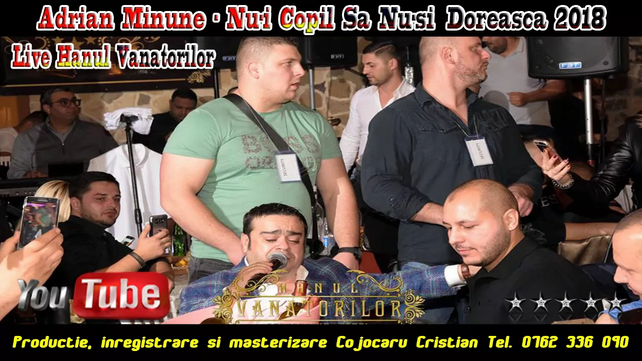 ADRIAN MINUNE - NU-I COPIL SA NU-SI DOREASCA 2018 (LIVE HANUL VANATORILOR)