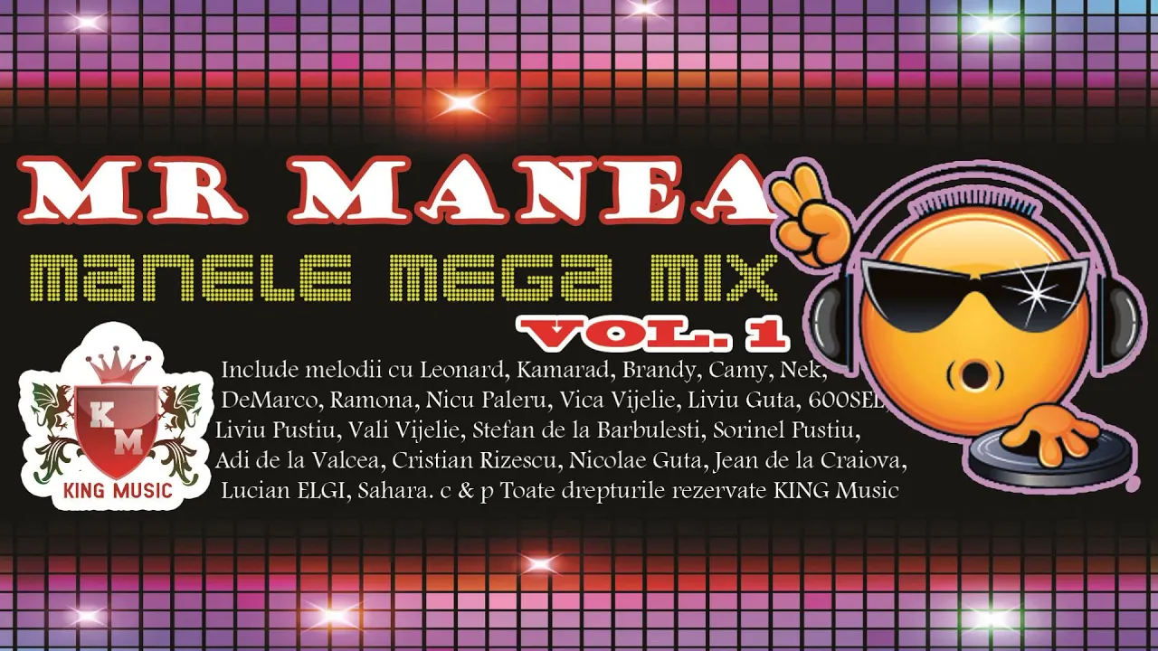 MR MANEA - Manele MegaMix Vol. 1 (Colaj Manele Vechi)