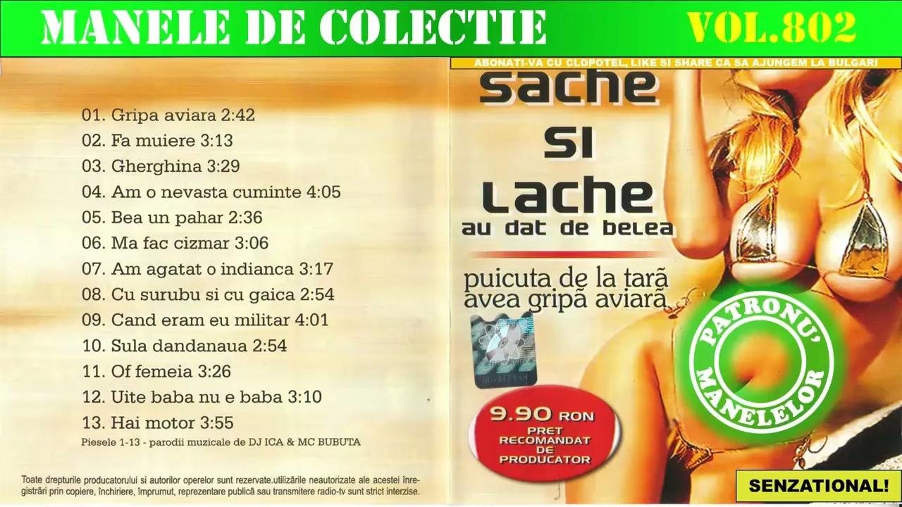 Manele de colectie - Sache si Lache au dat de belea (2005)