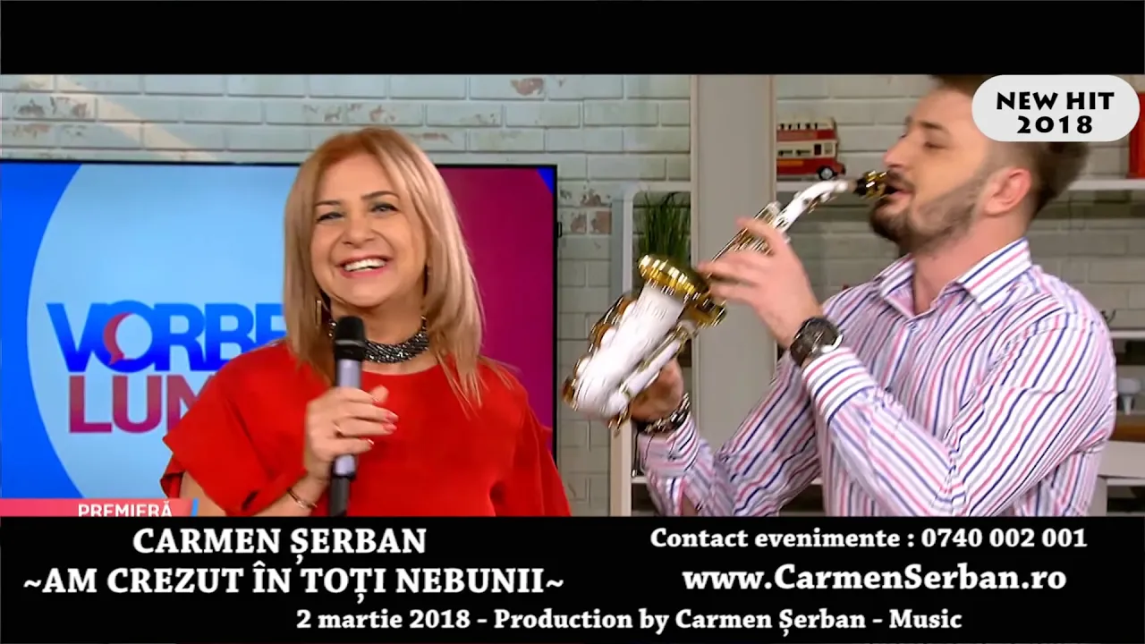 CARMEN SERBAN - AM CREZUT IN TOTI NEBUNII (Originala 2018)