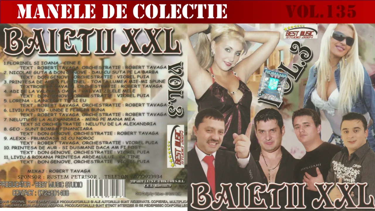 Manele vechi de colectie - Baietii XXL vol.3 (2007)