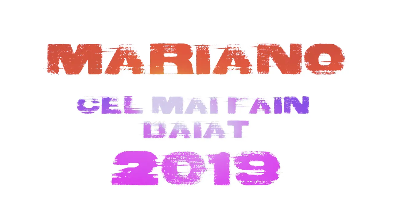 MARIANO - Eu sunt cel mai fain baiat (Originala 2019)