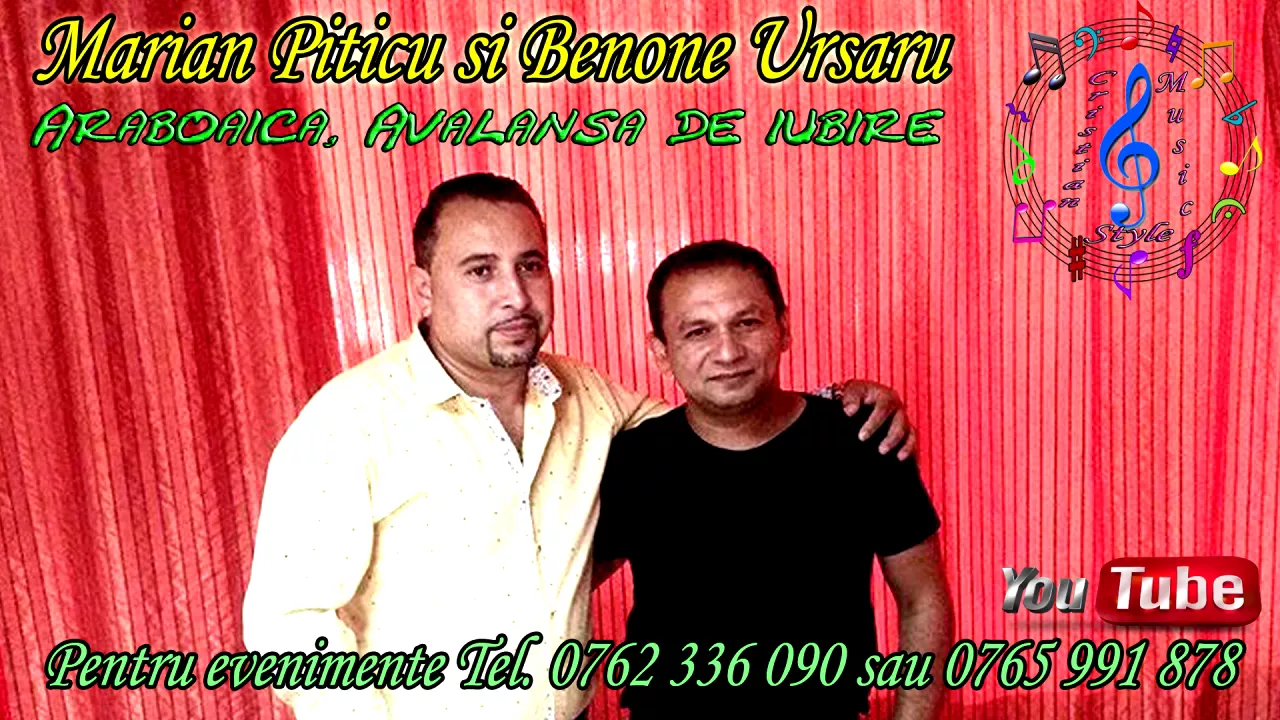 MARIAN PITICU SI BENONE URSARU - ARABOAICA, AVALANSA DE IUBIRE 2017 (LIVE)