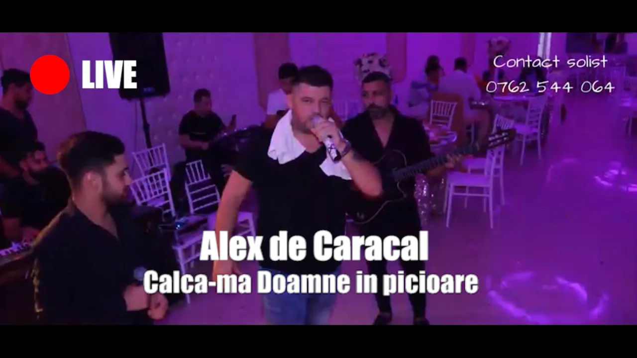 Alex de la Caracal - Calca-ma Doamne in picioare (LIVE 2021)