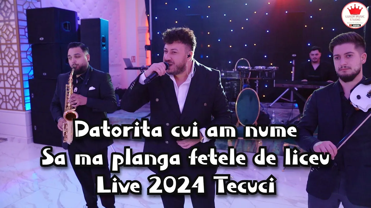 Iulian de la Vrancea - Datorita cui am nume x Sa ma planga fetele de liceu (Live 2024)